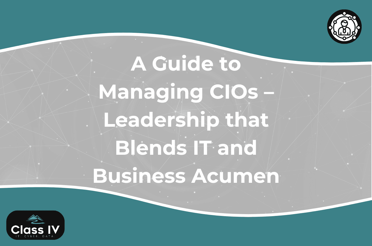 a guide to managing cios